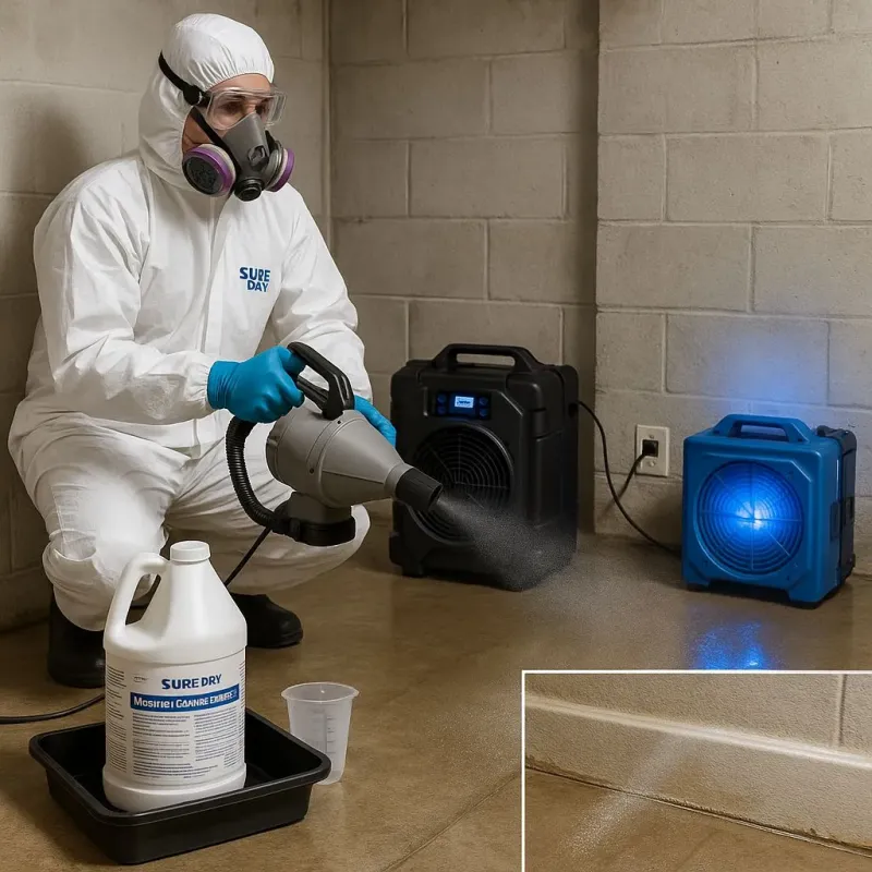 Sanitization and Odor Removal process in Hugo, CO